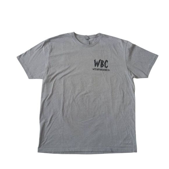 Next Level Light Gray Witches Brew Co. Graphic Print Business Tee Adult Size XXL - Picture 1 of 8